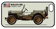 WW2 Military Vehicles - Willys MB (early) Phone Cover 2